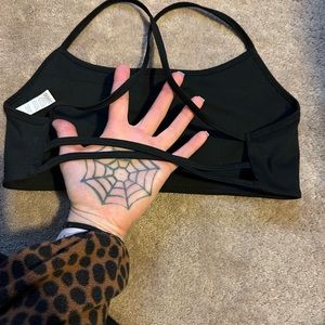 Pchee bum backless sports bra size L never worn